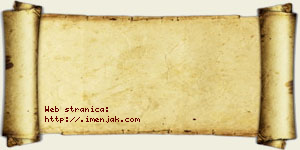 Mia Stoparić vizit kartica